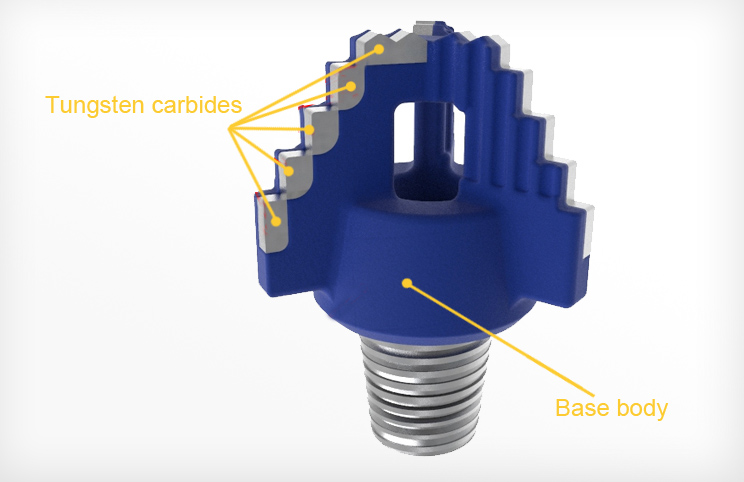 PDC drilling bits